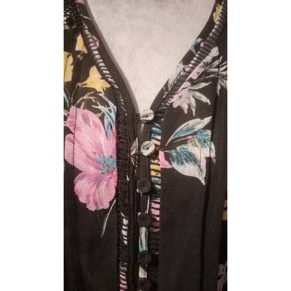 Zac And Rachel Top Petite Small Floral Boho Feminine Romantic Effortless Chic - Picture 2 of 16